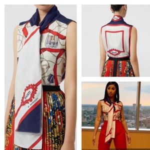 Burberry Silk Sleeveless Society Top NWOT